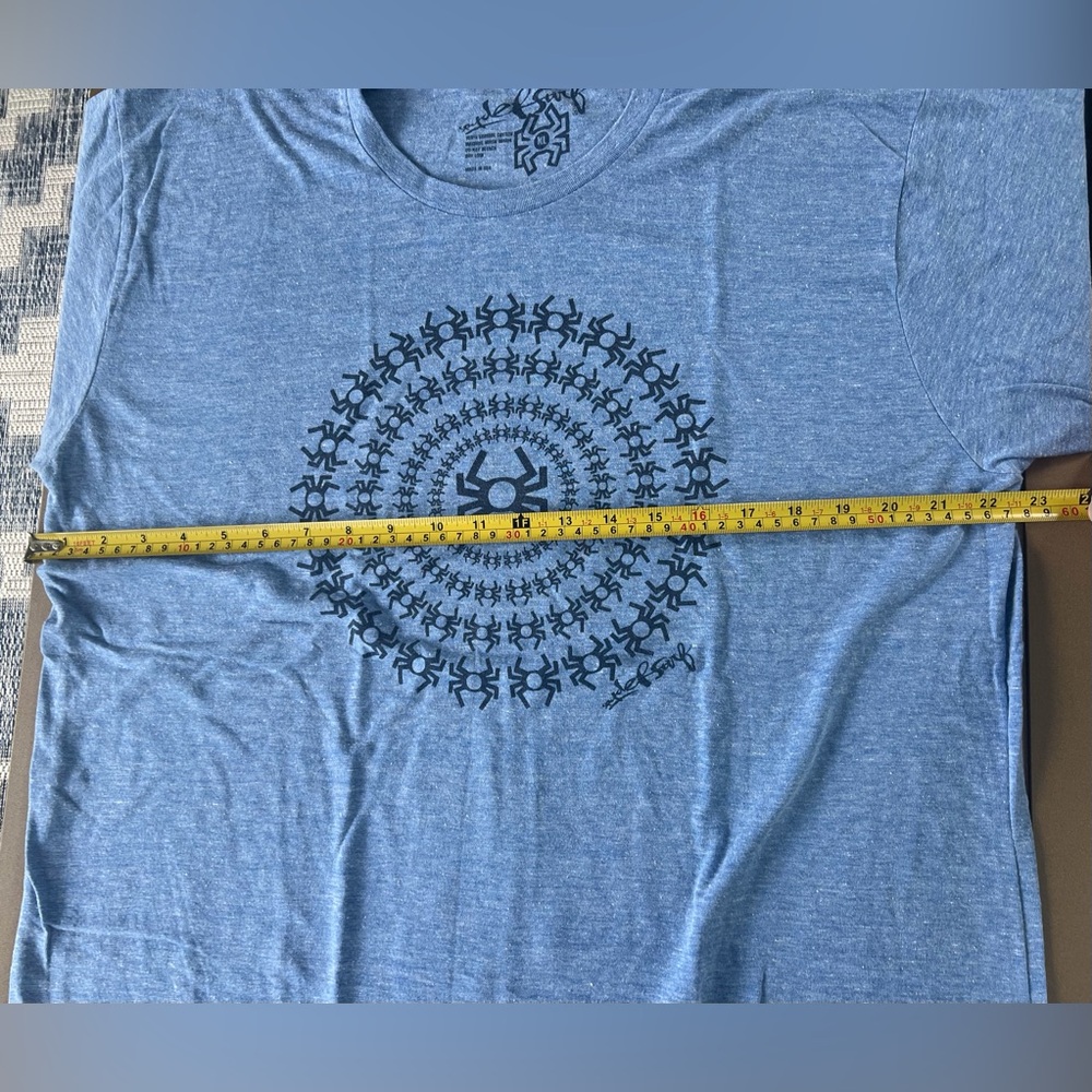 👉🔥🕸️Spyder Surf Hermosa Beach Men’s Blue T-shirt. XL. Spyder surf. Rare! 🏄